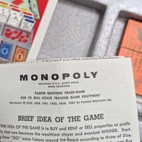 Vintage 1964 Monopoly Game, Complete Parker Brothers Set, Mid Century Board Game, Classic Family Game Night, Collectible Trading Game