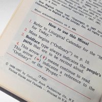 Vintage 1968 New Saint Joseph Sunday Missal Hymnal, Catholic Mass Book, English Liturgy, Vatican II Era