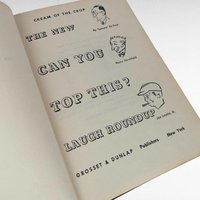 Vintage 1947 The New Can You Top This? Laugh Round Up Joke Book, Ford, Hershfield, Laurie Jr, Radio Show Humor