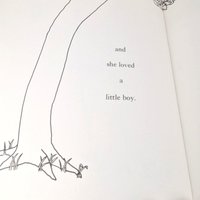 Vintage The Giving Tree by Shel Silverstein, Hardcover Children's Book, Classic Illustrated Storybook, Harper and Row