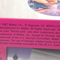 1997 Olympic Skater Barbie Doll, Vintage Barbie, Collectible Barbie, Olympic Barbie, Gift for Barbie Collector
