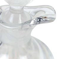 Vintage Fostoria Coin Covered Urn and Cruet Set, Crystal Glass, 13" Height, Decorative Set, Gift for Collector