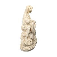 Vintage Italian Pieta Statue, Michelangelo Inspired Sculpture, Religious Figurine, Mary and Jesus Sculpture, Catholic Art, Home Altar Decor