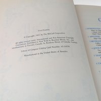 1963 McCall's Cook Book, Hardcover Blue Edition, Classic American Recipes, Step-by-Step Cooking Guide, Random House, Culinary Collectible