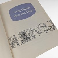 1955 More Times and Places, Vintage School Reader, William S Gray, New Basic Readers, Hardcover Book, Ex-Library