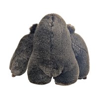 Vintage 1988 Dakin Gorilla Plush, Brown Ape Stuffed Animal, 80s Jungle Animal Toy, Soft Sculpture, Nursery Room Decor, Collector Toy Gorilla
