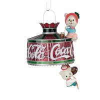 1993 Coca-Cola "Light Up Your Holidays" Ornament | Mice Ornament | Light-Up Christmas Ornament | Coke Collectible