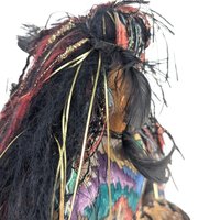 1996 Patty Kune Handmade Folk Art Doll, Native American Inspired Doll, Collectible Doll, Folk Art, Handmade Doll, Unique Gift, Ethnic Decor