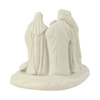 1998 Hermitage Pottery Nativity Figurine, Jade Porcelain Christmas Decor, Vintage Holiday Gift