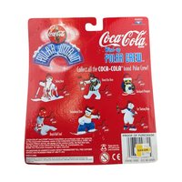 Vintage Coca Cola Polar Bear Snowboard Toy & 1993 Die-Cast Metal Truck Bank, New in Box, Collectible Coca Cola Memorabilia
