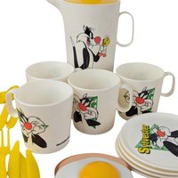 Vintage 1996 Looney Tunes Sylvester Child's Play Set, Chilton, Pretend Play, Kids Kitchen, Gift for Child, Collector's Item