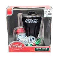 Vintage Coca-Cola "Served Here" Blown Glass Ornament | Christmas Ornament | Coke Collectible | Soda Fountain Decor