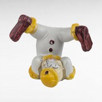 Vintage Clown Figurines, Set of 3 Tumbling Ceramic Clowns, 1980s Miniature Circus Figures, Collectible Shelf Decor