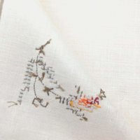 Vintage Bucilla Cross Stitch Placemat Set with Napkins, Unused Floral Embroidered Linens for Farmhouse Cottage Dining Table Decor