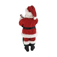 Vintage Possible Dreams Santa Claus Figurine, 10 Inch Clothtique Santa with Toy Bag, Christmas Decor, Collectible Santa, Holiday Decoration