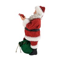Vintage Possible Dreams Santa Claus Figurine, 10 Inch Clothtique Santa with Toy Bag, Christmas Decor, Collectible Santa, Holiday Decoration