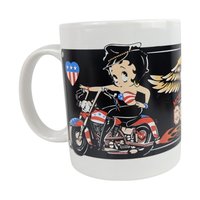 Vintage Betty Boop Lot - Motorcycle Mug, Nurse Plush, Angel Doll, Birthday Betty - Collectible