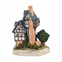 1993 David Winter The Engine House Village Sculpture, Tudor Style Collectible, Vintage Home Decor, Gift for Collector, Miniature Building