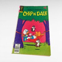 Vintage Disney Comics Lot of 2, Walt Disney's Comics and Stories 444 & Chip 'n' Dale 50, 1970s Donald Duck Comic Book Set, Gold Key Whitman