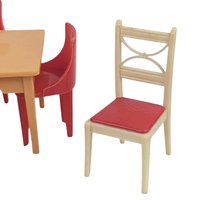 Vintage Renwal Dollhouse Furniture Set, 1:16 Scale Mid-Century Kitchen Sink, Table, and Chairs, Miniature Collector Toy, Diorama Supply