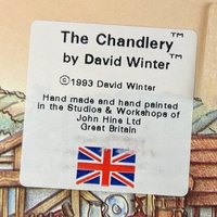 1993 David Winter Cottage "The Chandlery" | Signed | with COA and Original Box