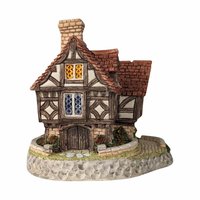 1993 David Winter Cottage "The Hall" | with COA and Original Box | Vintage Collectible