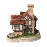 1993 David Winter Cottage "The Hall" | with COA and Original Box | Vintage Collectible