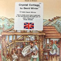 1993 David Winter Cottage "Crystal Cottage" | Signed | with COA and Original Box