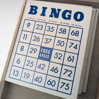 Vintage Whitman Bingo Game Set, 40-Card Family Game Night Box, Classic Group Activity Supplies, Paper Ephemera for Crafts, Game Room Decor