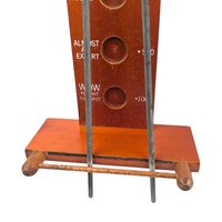 1960s Hit The Pot Wood Dexterity Game, Vintage Bar Game or Man Cave Decor, Mid-Century Skill Toy
