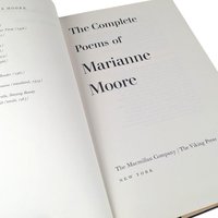 The Complete Poems of Marianne Moore 1967 Hardcover, Vintage American Poetry Book with Dust Jacket, Modernist Literature