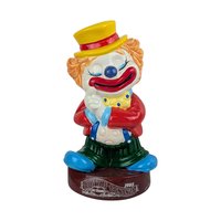 Vintage Clown Lot - Figurines, Bank, Music Box, Circus Books - Collectible Clown Memorabilia