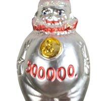 Vintage Blown Glass Christmas Ornament, 500,000 Clown, Unique Figural Ornament