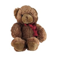 Vintage Teddy Bear Lot, 1994 Mary Meyer Brown Plush & Ty Chubby III Beanie, Collectible Toys, Gift for Child, Nostalgic Decor