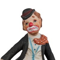 Vintage Albert Price Sad Clown Around the World Music Box, Porcelain Clown Figurine, Collectible Clown, Musical Figurine