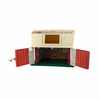 Vintage 1967 Fisher Price Play Family Farm Barn, Little People Barn, Toy Barn, Collectible Toy