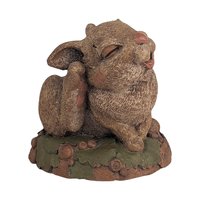 1995 Tim Wolfe "Twitch" Rabbit Figurine | Cairn Studios | Collectible Animal Figurine | Whimsical Rabbit Decor