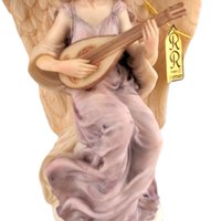 Vintage Roman Seraphim Classics Lydia "Winged Poet" Angel Figurine with Harp