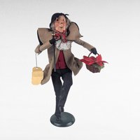 Vintage 1994 Byers' Choice Happy Scrooge Figure, A Christmas Carol Dickens Character for Holiday Decor