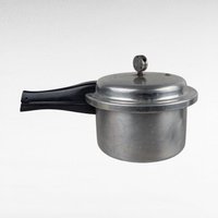 Vintage Mirro-Matic 4-Quart Pressure Cooker, Complete with Weight, Rack & Instructions, Mid-Century Aluminum Canner
