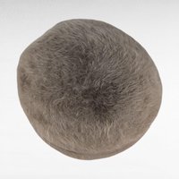 Vintage 1960s BelMar Taupe Fur Felt Pillbox Hat with Bow, The Dayton Co Merri Soie Finish, Mid-Century Ladies Accessory