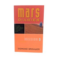 Vintage Mars Diaries Book Set, Sigmund Brouwer YA Sci Fi Series, Early 2000s Teen Paperbacks, Young Adult Space Adventure Novels