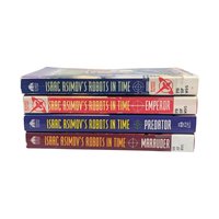Isaac Asimov's Robots in Time Book Lot, William F Wu Sci Fi Series, Vintage 90s Paperback Set, Time Travel Robot Novels