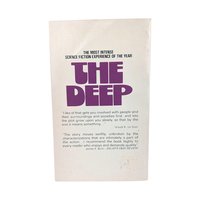 The Deep by John Crowley 1976 Vintage Paperback, First Paperback Edition Sci Fi Fantasy Novel, 70s Book with Ursula K Le Guin Quote