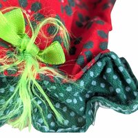 Vintage Christmas Plush Lot - Ty Attic Treasures Klause Bear, Bachman's Santa in Bag, Red/Green Teddy Bear Couple - Holiday Decor