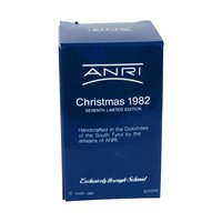 Vintage Anri Christmas Lot: 1989 Ornament, 1977 Bell, 1982 Annual Bell - Hand-Carved Collectibles