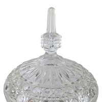 Vintage Crystal and Marble Candy Dish, Covered Candy Bowl, Italian Marble Base, Crystal Candy Jar, Elegant Home Decor, Gift for Hostess