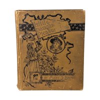 1891 Little Daughters Pleasure Book, Antique Children's Literature, Mary D. Brine, Illustrated Stories, Gift for Collector