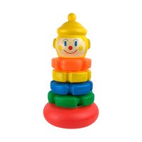 Vintage Toy Lot: Fisher Price Stacking Rings, Playskool Clown, Roly Poly Bear, Musical Turtle, Kaleidoscope - Classic Toys, Collector