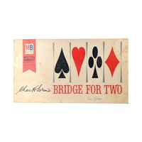 Vintage 1960s MB Chas Goren's Bridge for Two Game, Complete Card Game, Partner Bridge, Gift for Card Players, Retro Game
